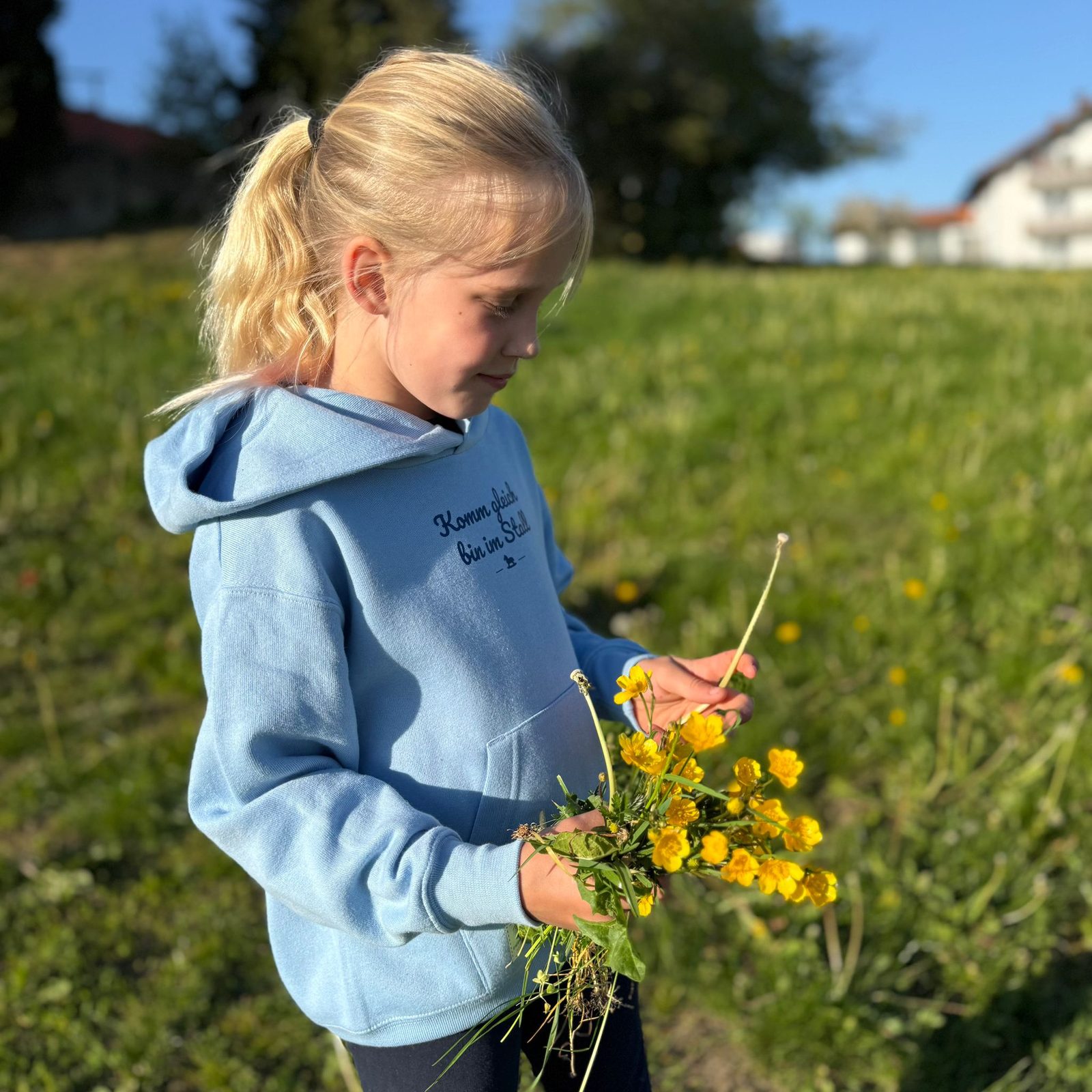 Komm gleich bin im Stall – Hoodie – Ansicht 4