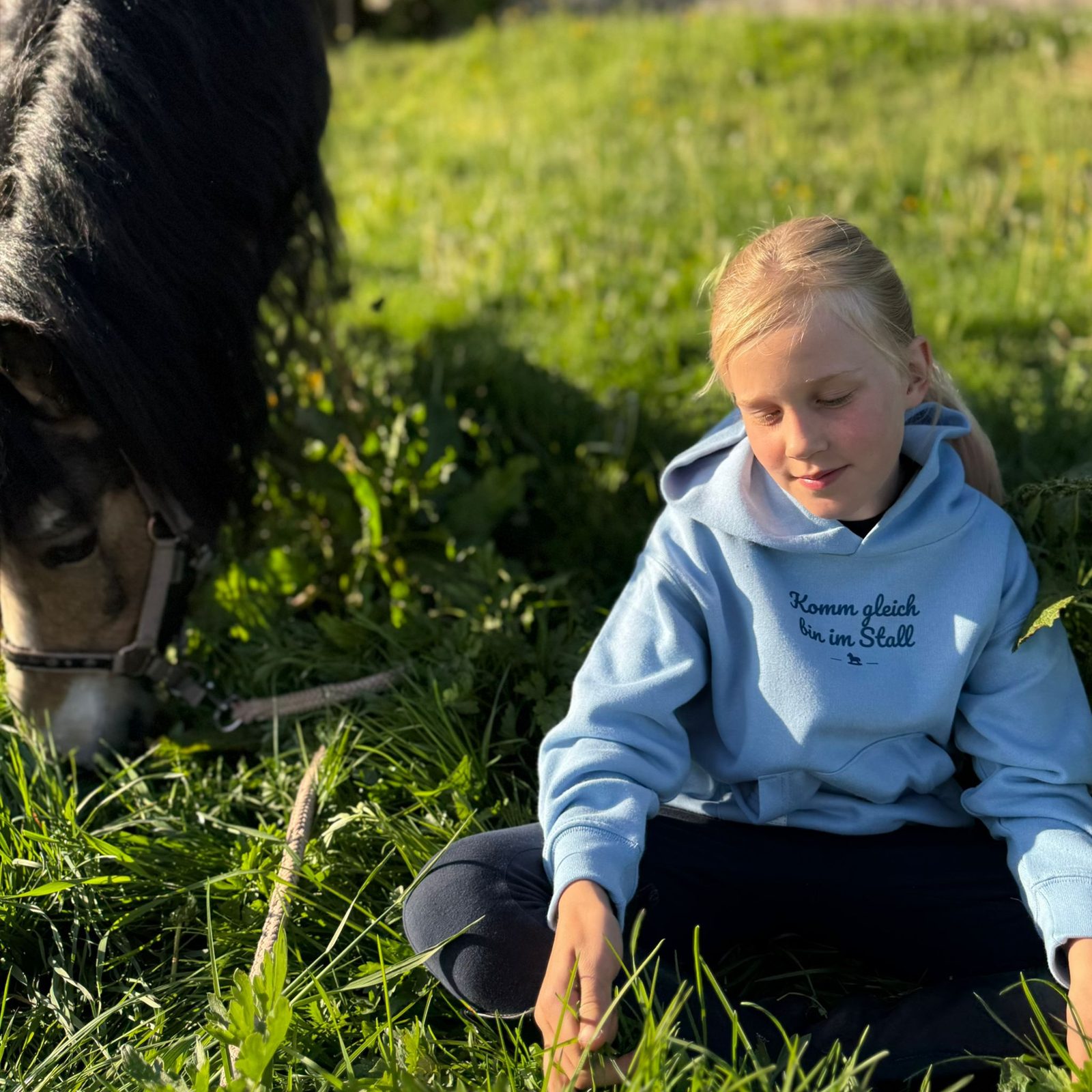 Komm gleich bin im Stall – Hoodie – Ansicht 6