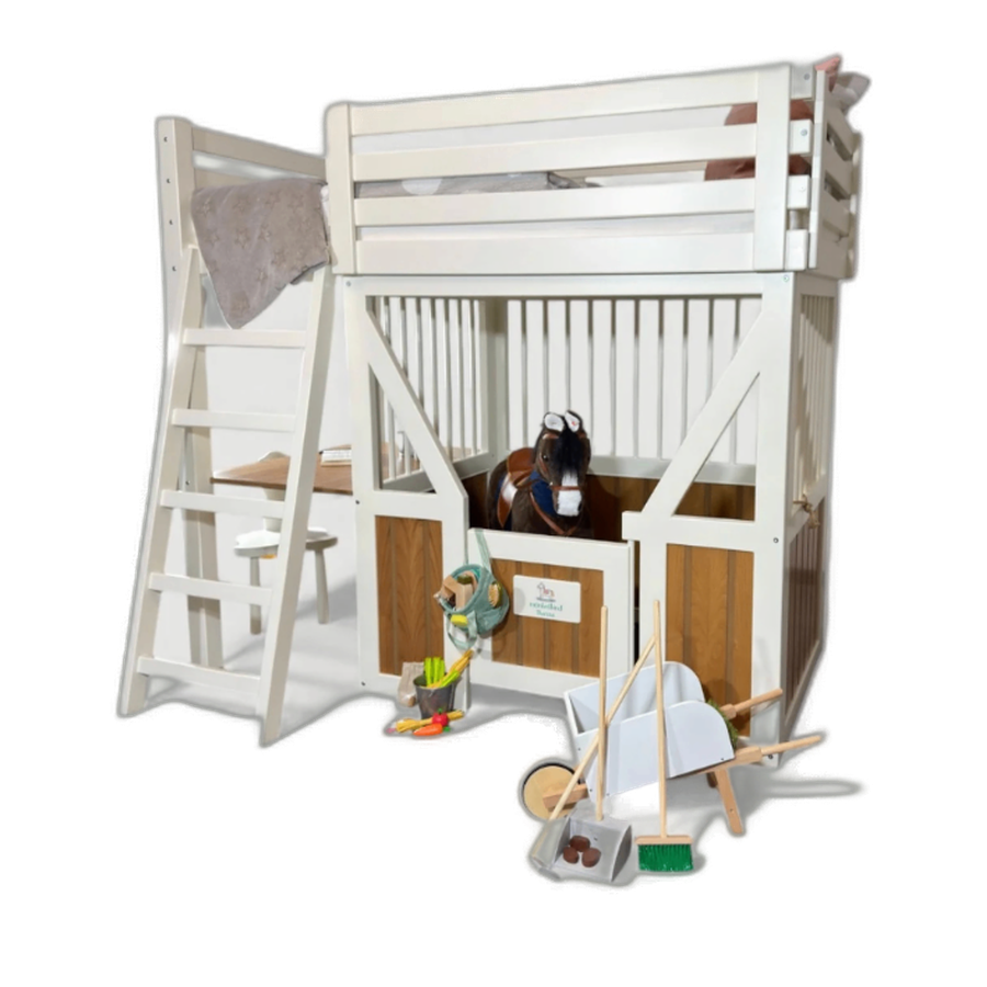 Komplett-Set mit Hochbett als großes Geschenk für Pferdemädchen